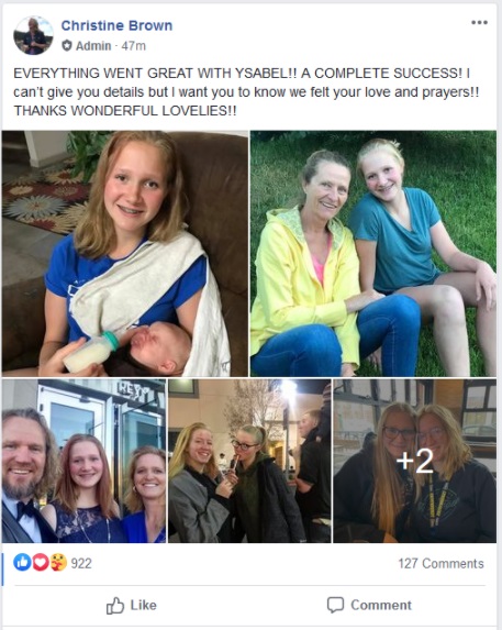 Sister Wives - Christine Brown Update on Ysabel surgery