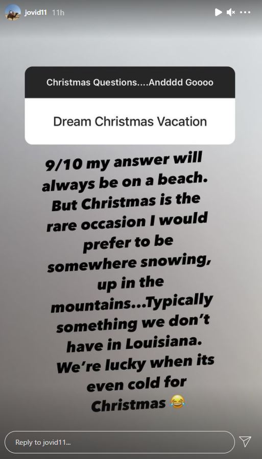 Jovi Dufren Answer 1 Instagram