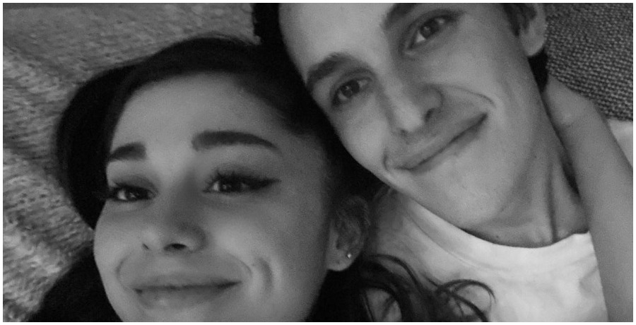 Ariana Grande and fiance Dalton Gomez. (Photo by Ariana Grande/Instagram)
