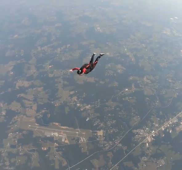 Austin Forsyth Skydiving Instagram