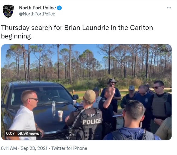 Brian Laundrie search