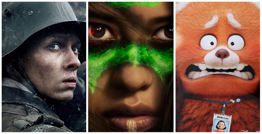 best movies of 2022 header prey, turning red, all quiet on the western front posters