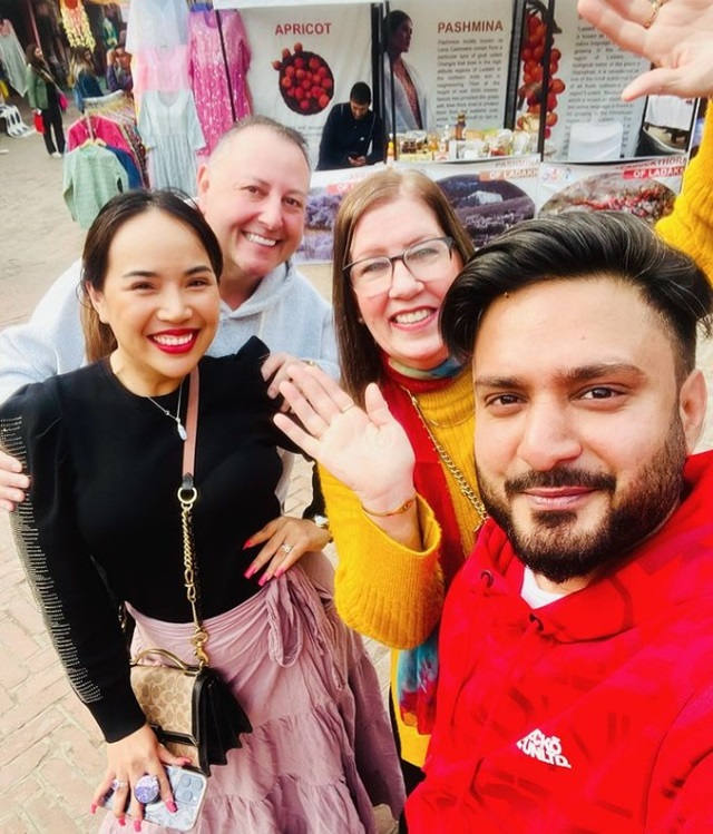 Annie Suwan, David Toborowsky, Jenny Slatten, Sumit Singh From 90 Day Fiance, TLC, Sourced From @sumitjenny Instagram