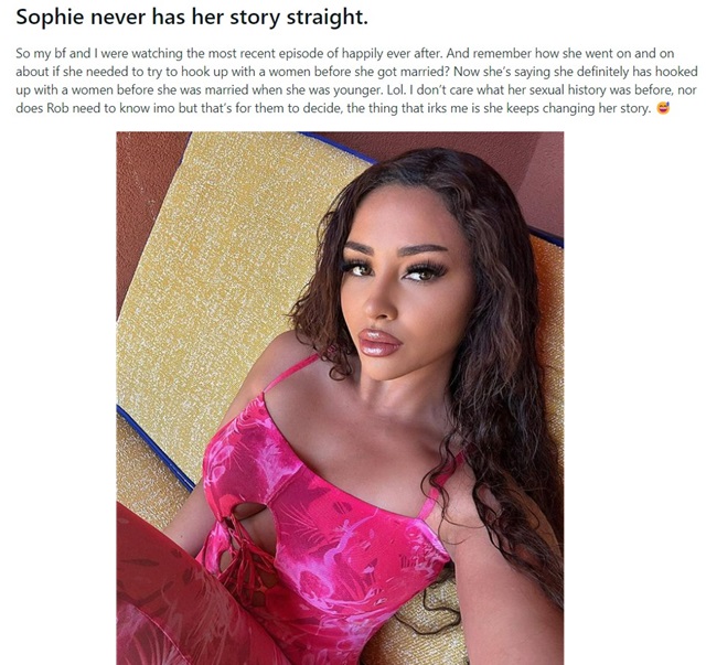 Sophie Sierra From 90 Day Fiance, TLC, Sourced From @sophiesierra98 Instagram / Reddit