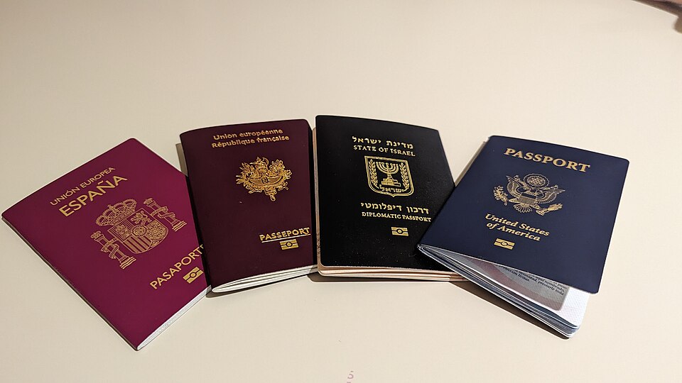 Four_Different_Passports-Wikimedia Commons