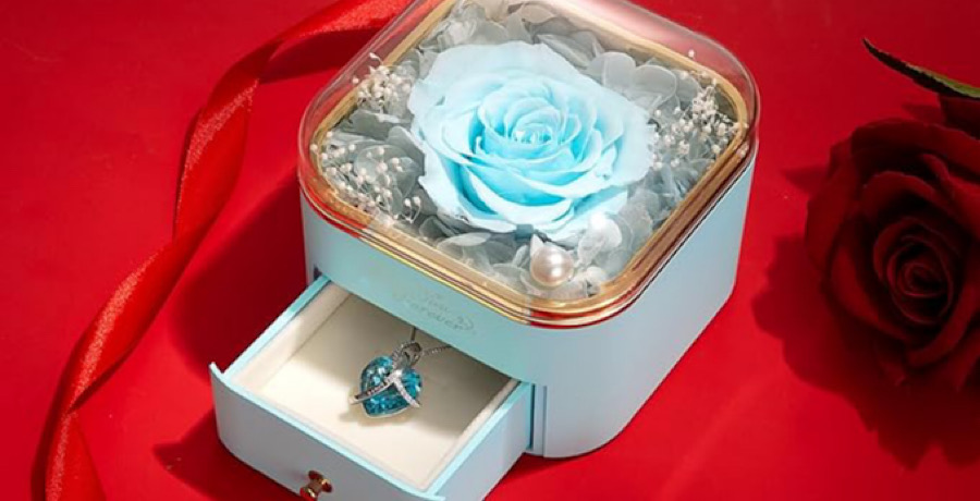 Pendant and Preserved Flower-Amazon